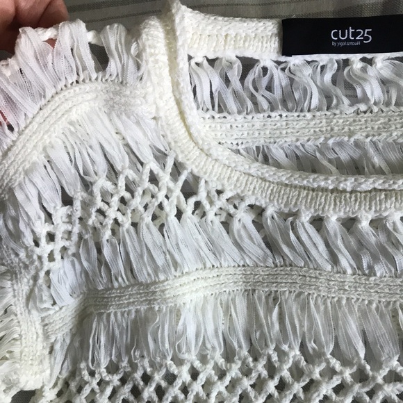 Cut25 open macrame pullover sweater S - Picture 8 of 16